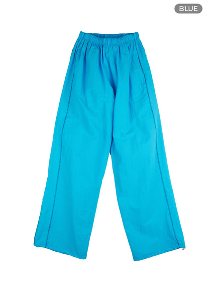 solid-parachute-pants-cu421 / Blue