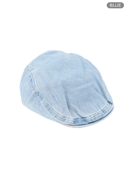 vintage-denim-gatsby-cap-cy407 / blue