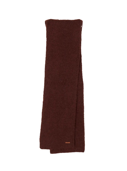 cozy-ribbed-scarf-co524 / Brown