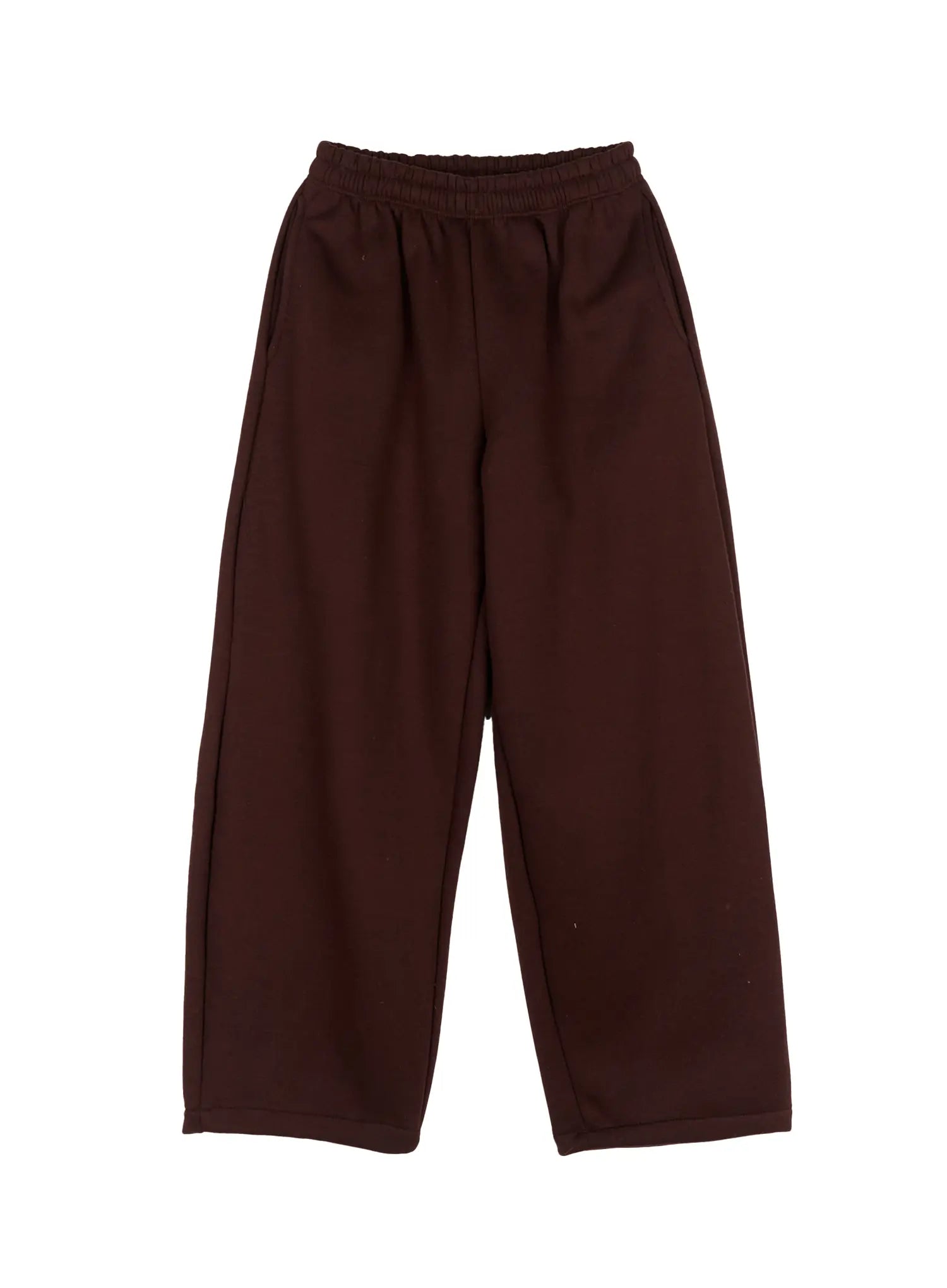 cozy-fleece-wide-leg-sweatpants-cd530 / Brown