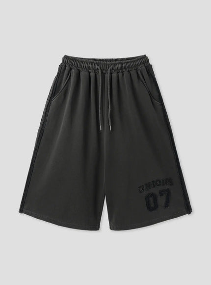 relaxed-drawstring-shorts-il516 / Dark Gray