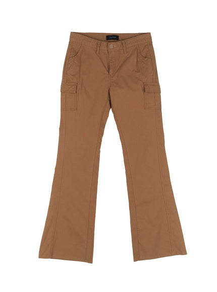 cargo-cotton-bootcut-pants-cy530 / Dark beige