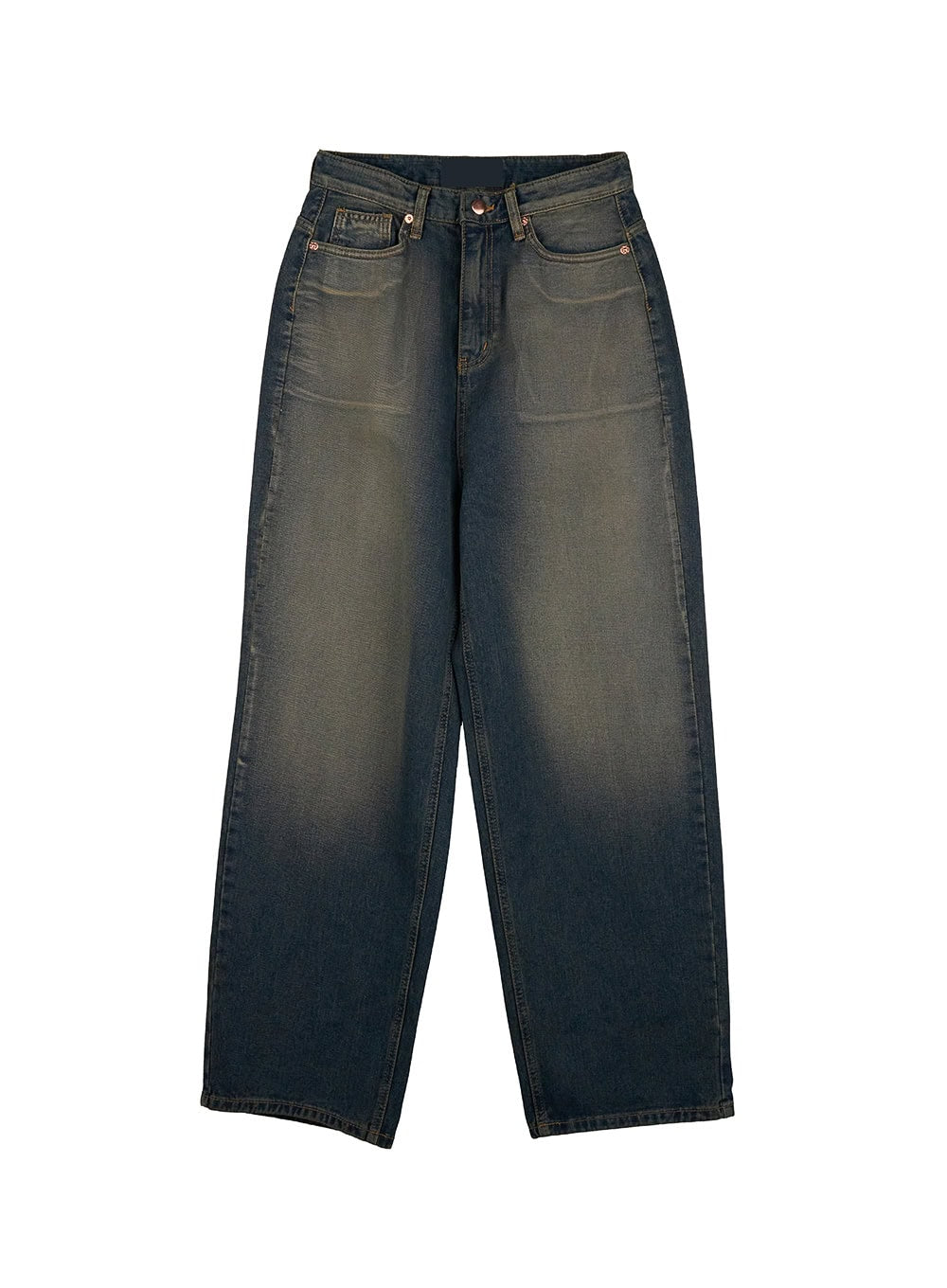 Taryn Chic Wide-Leg Jeans ON404 in Dark blue, size L