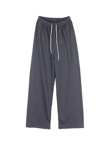 wide-leg-casual-sweatpants-cg514 / Dark gray