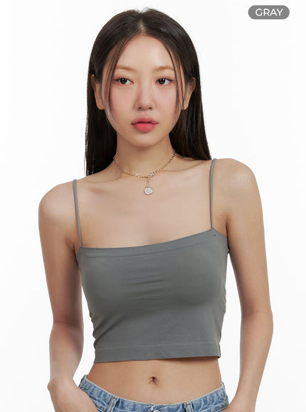 slim-cami-top-ou404 / Gray