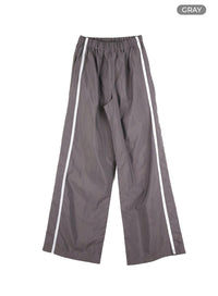 wide-fit-nylon-pants-cm426 / Gray