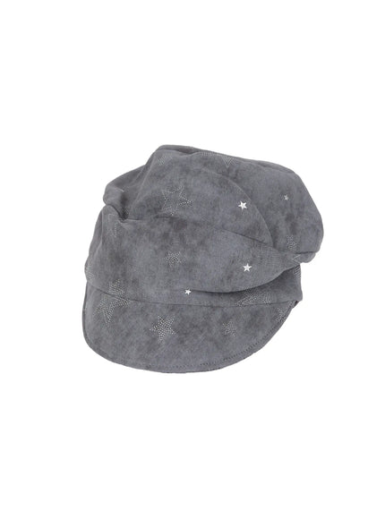 cubical-star-string-beret-cu510 / Gray