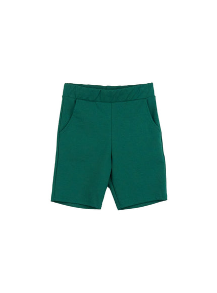 slim-fit-solid-active-shorts-co431 / Green