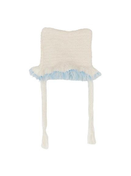 delilah-cat-ear-faux-fur-beanie-co521 / Light beige