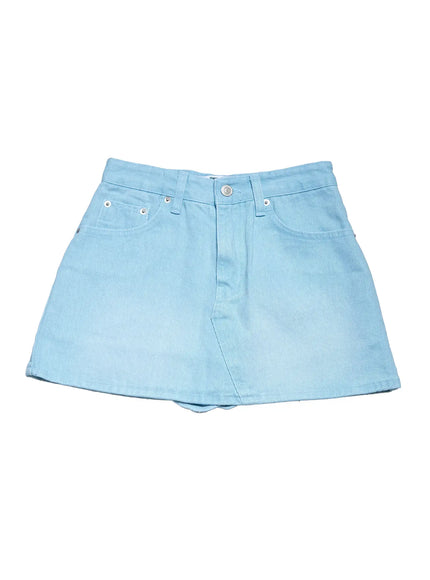 cotton-candy-mini-skirt-cs525 / Light blue