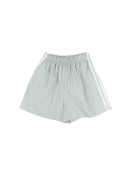 striped-athletic-shorts-ca524 / Light green