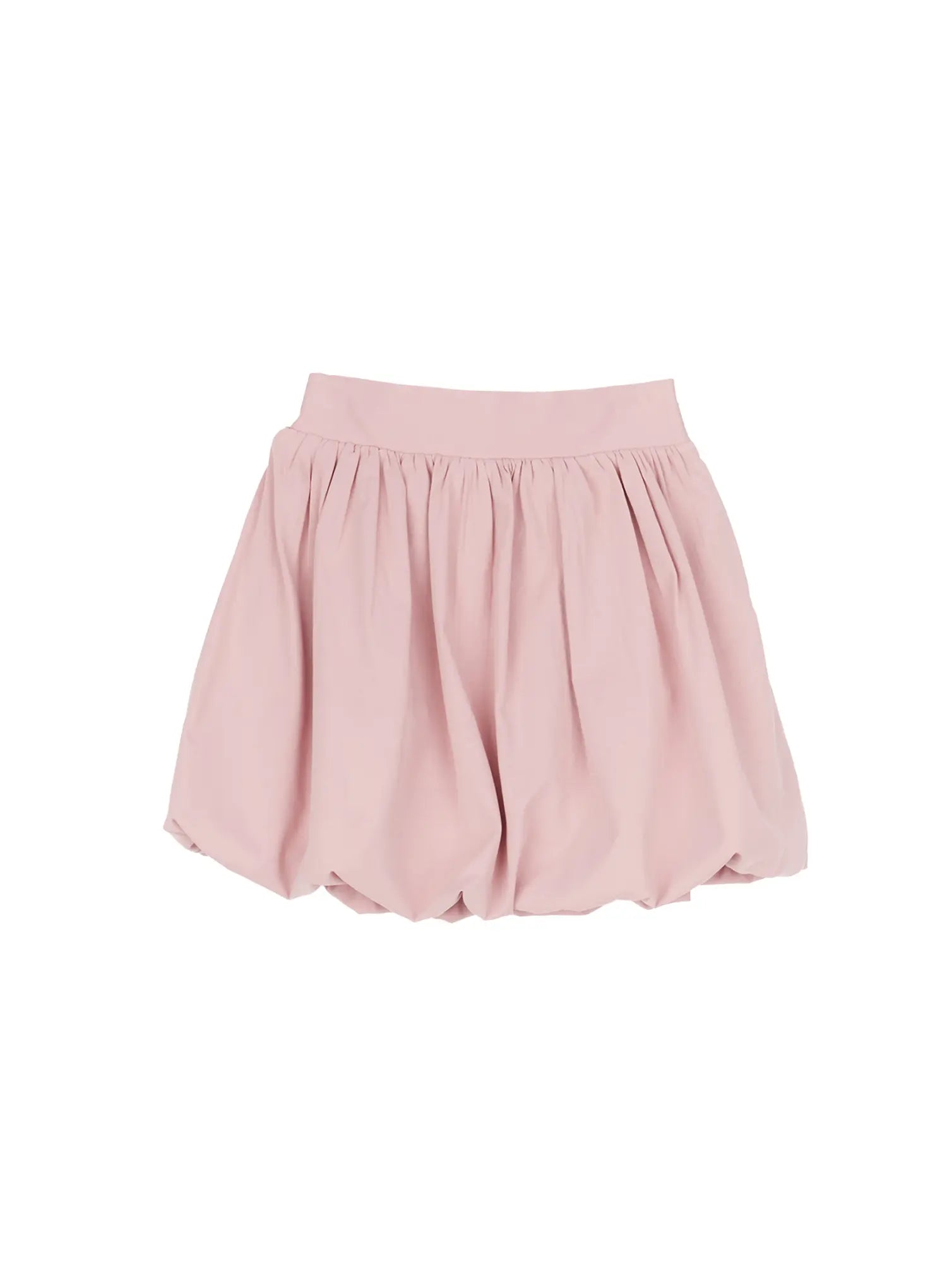 pleated-balloon-mini-skirt-cm513 / Light pink