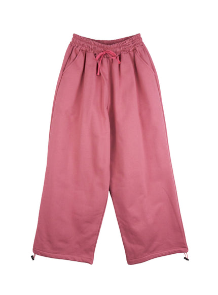 wide-fit-cotton-sweatpants-cn415 / Pink