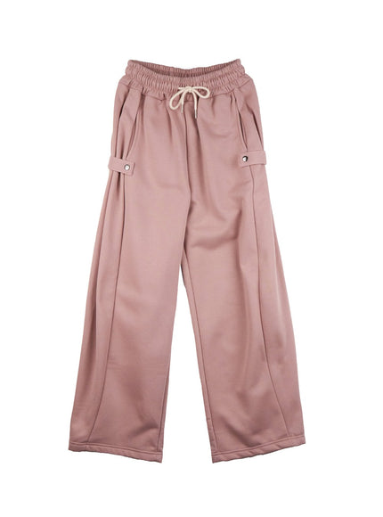 chic-button-detail-sweatpants-od412 / Pink