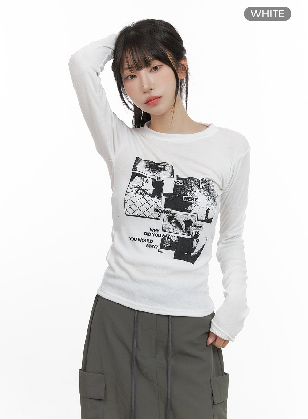 graphic-bliss-long-sleeve-cs403 / White