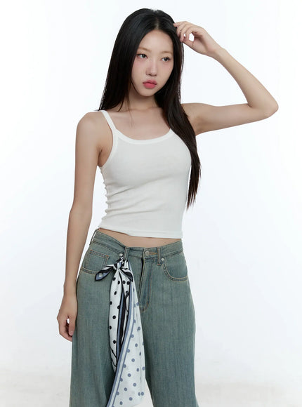 slim-fit-tank-top-cu526 / White