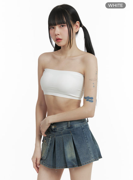 basic-tube-crop-top-om426 / White