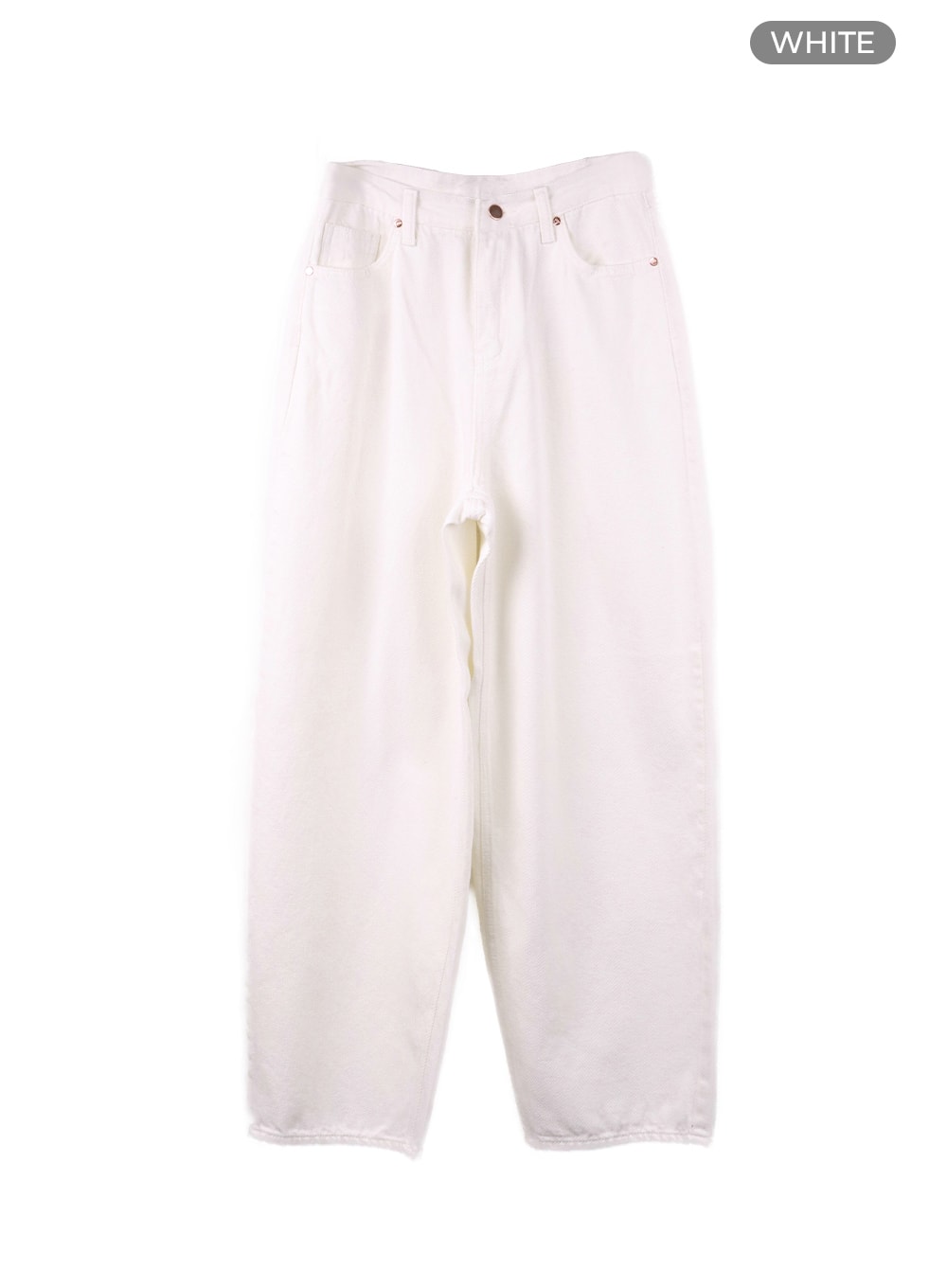 cotton-baggy-trousers-cf420 / White