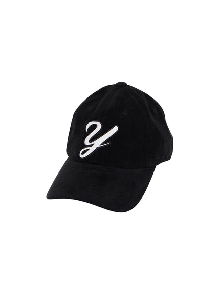 brown-suede-baseball-cap-cd523 / Black