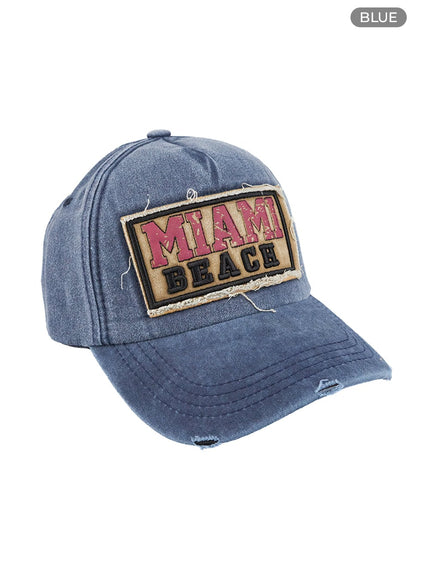 mens-vintage-graphic-hat-cl429 / Blue