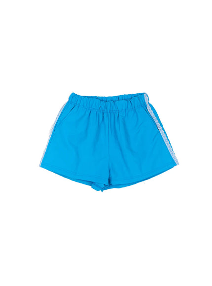 lace-detail-track-shorts-cu511 / Blue