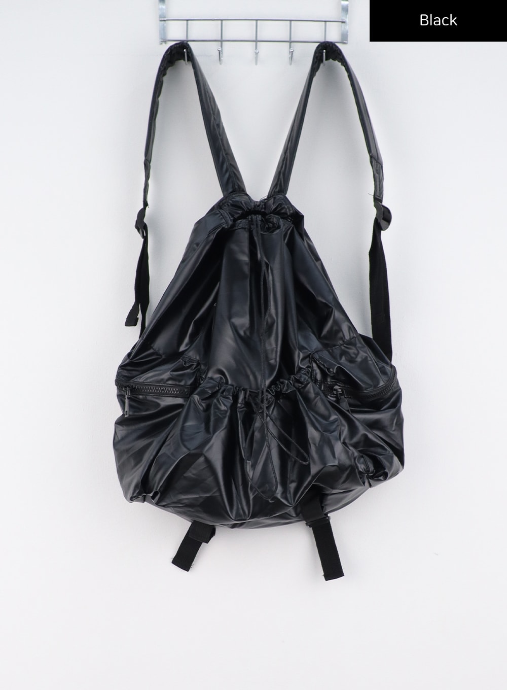 String Faux Leather Backpack CS313