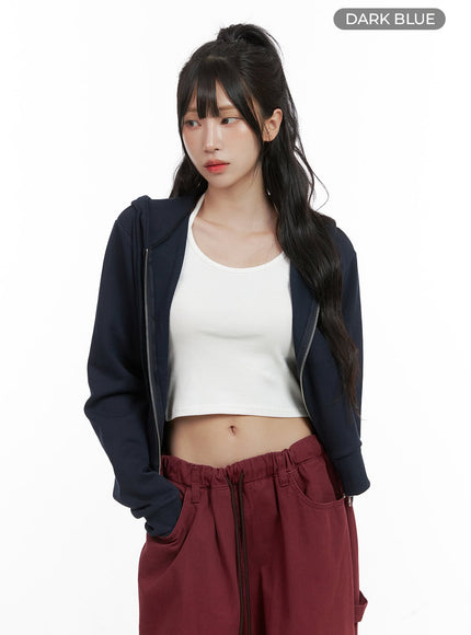 cotton-graphic-hoodie-jacket-cg420 / Dark blue