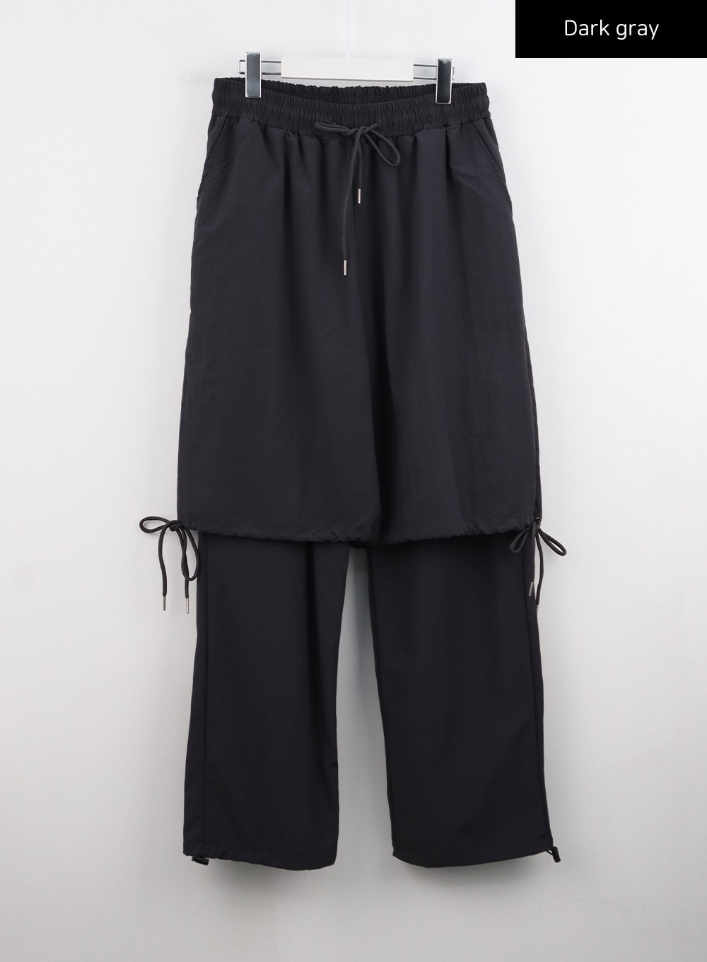 Wide Fit Layered Parachute Pants CG314