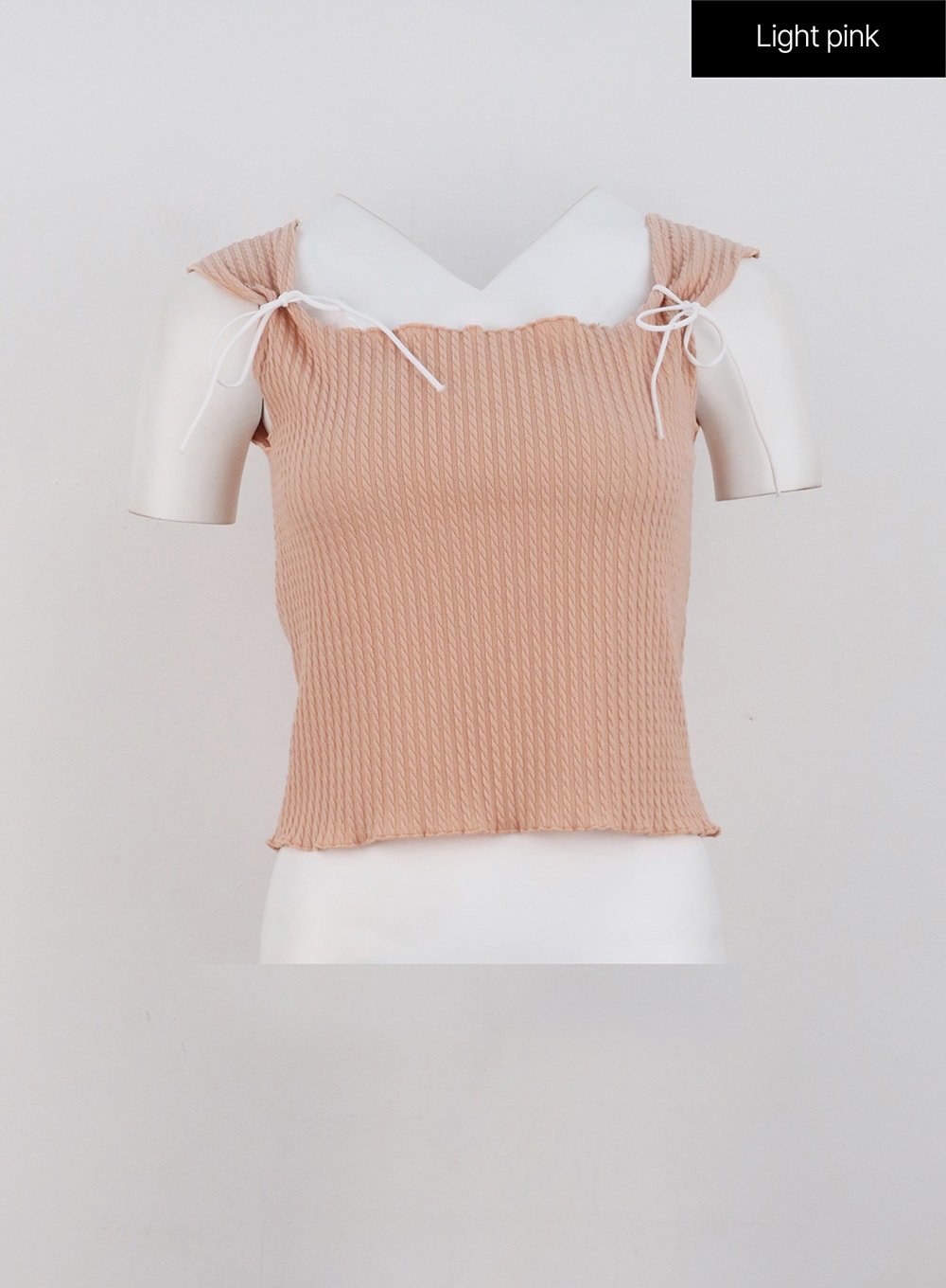 Ribbon Sleeveless Top OL325 - Korean Women's Fashion | LEWKIN