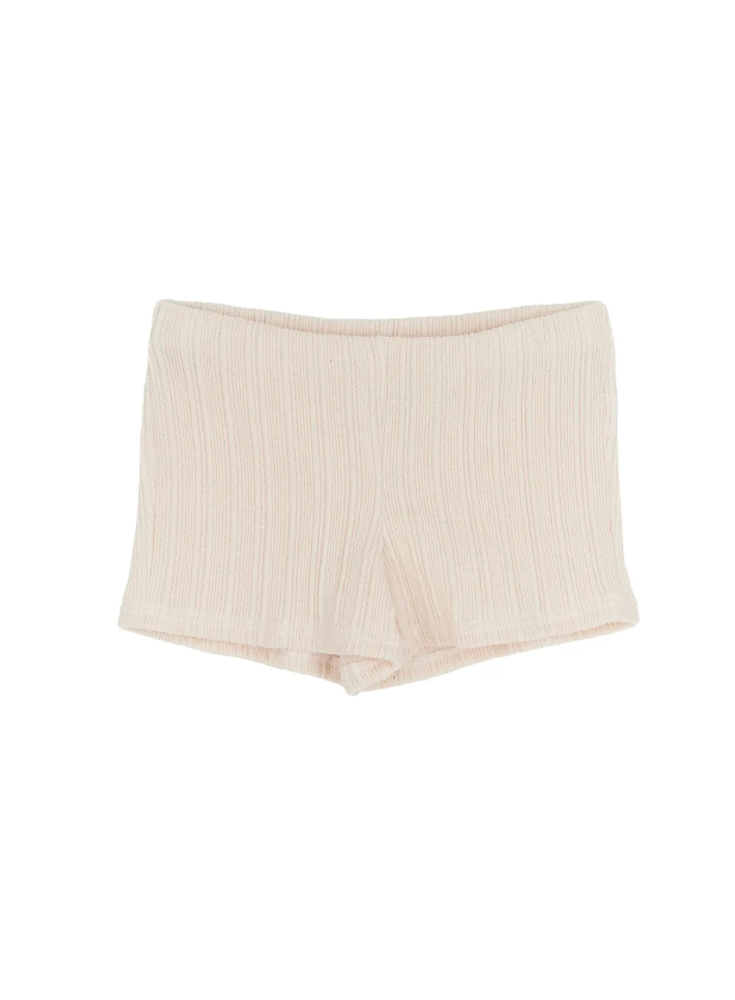 cozy-knit-shorts-cd1202 / Light beige