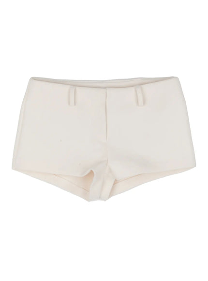 low-rise-wool-blended-shorts-cn527 / Light beige