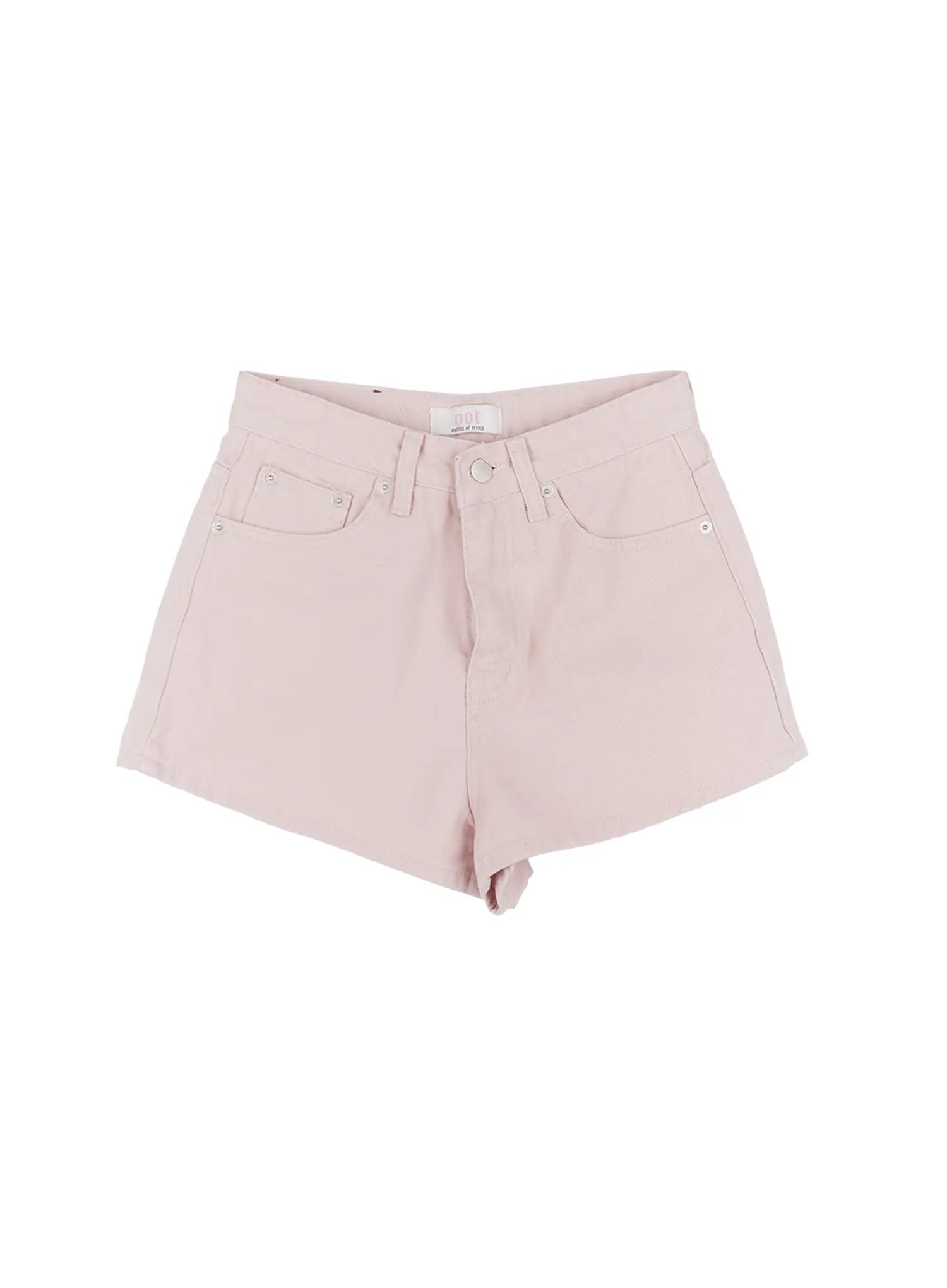 essential-high-waist-cotton-shorts-cl501 / Pink