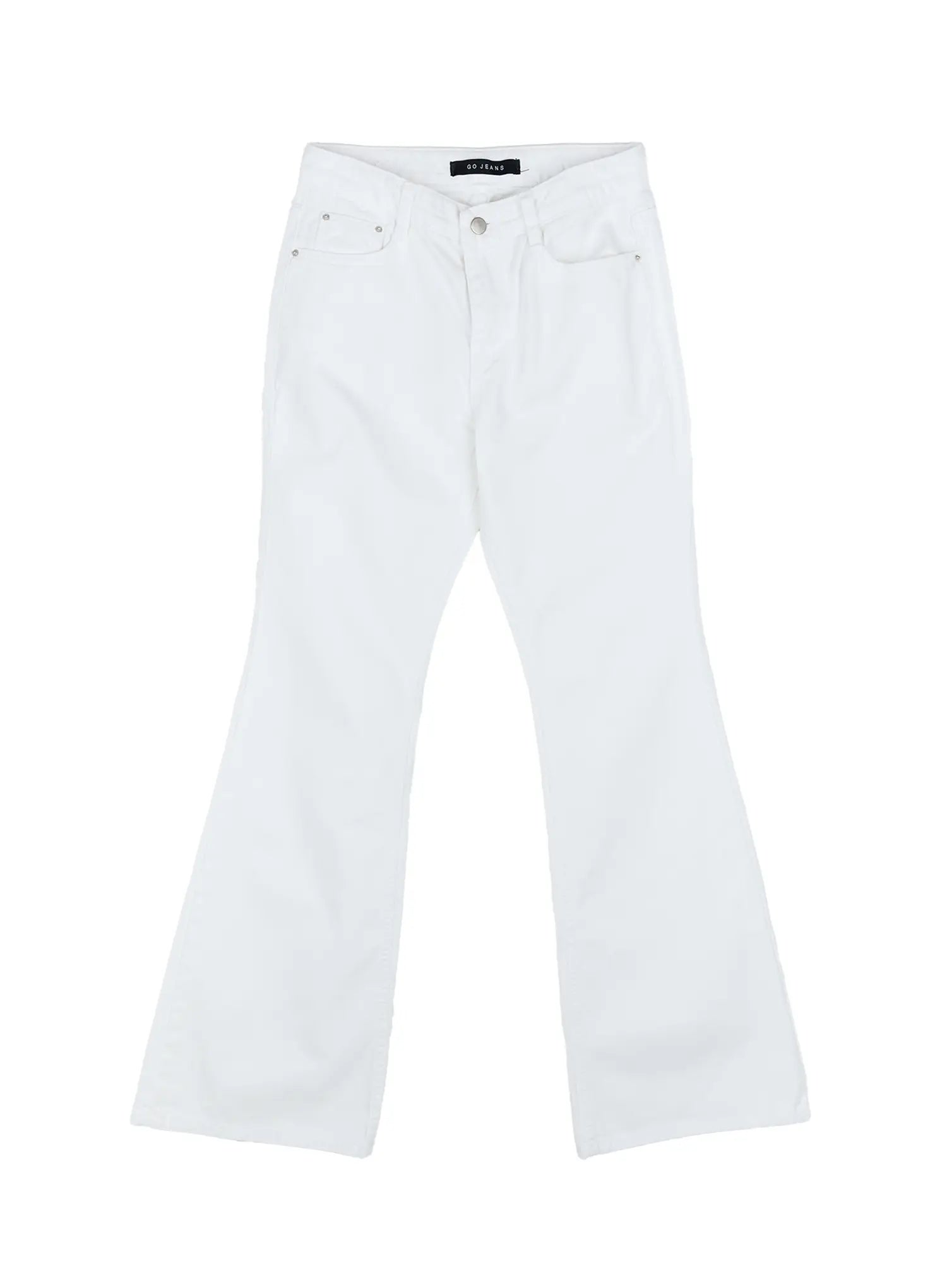 Classic Flare Pants CL531 in White, size L