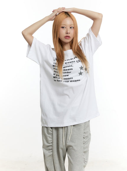oversized-cotton-graphic-t-shirt-cy506 / White