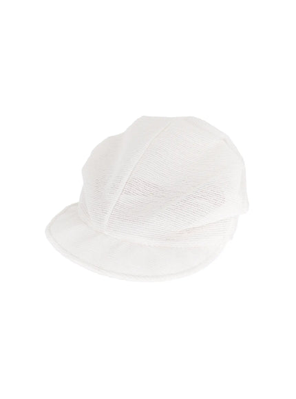 chic-knit-sailor-cap-ca522 / White