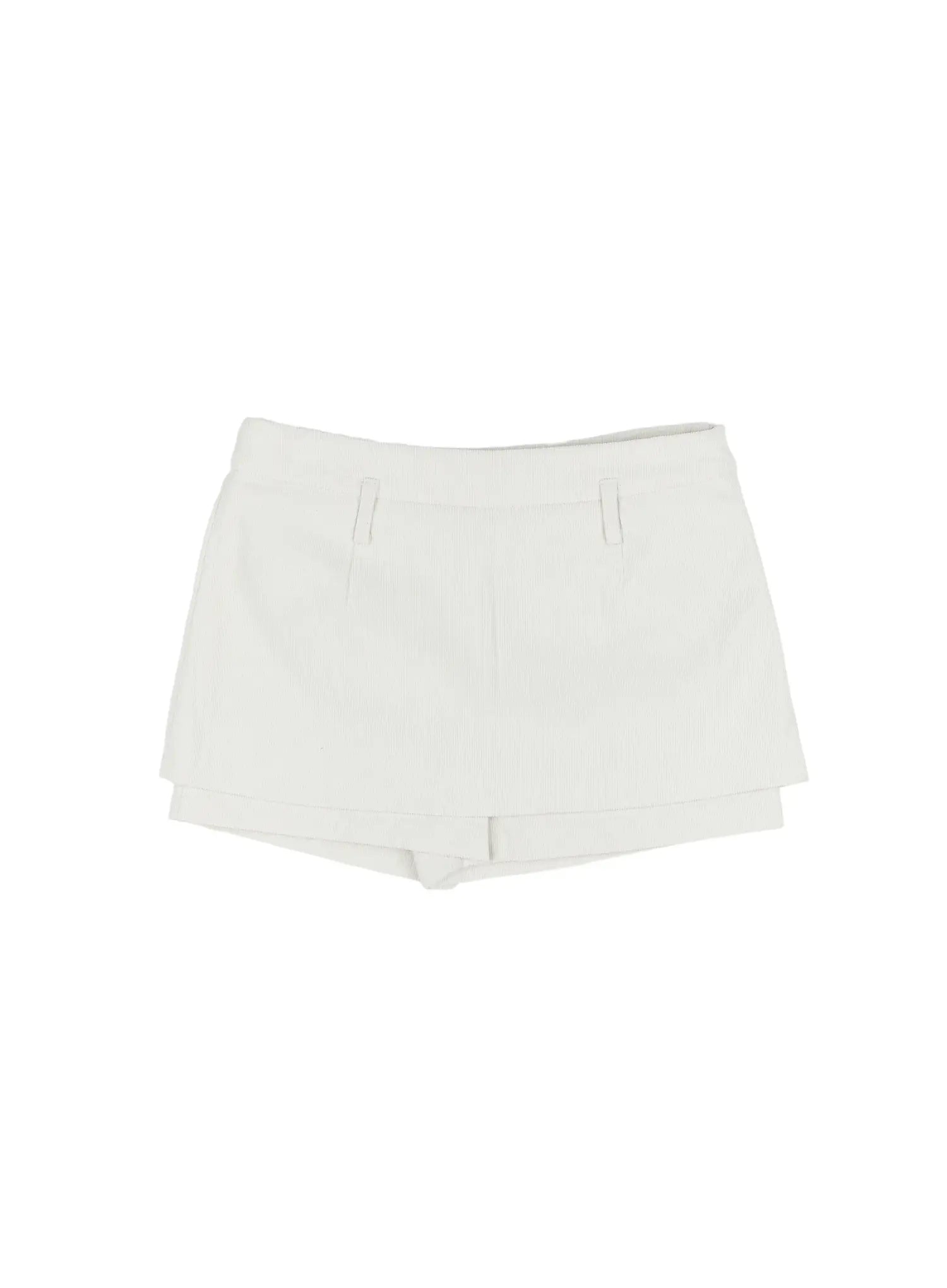 chic-corduroy-mini-skirt-cd508 / White