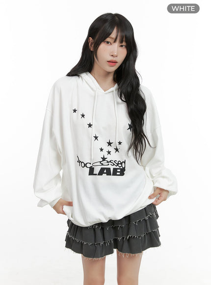 acubi-oversized-graphic-hoodie-cg421 / White