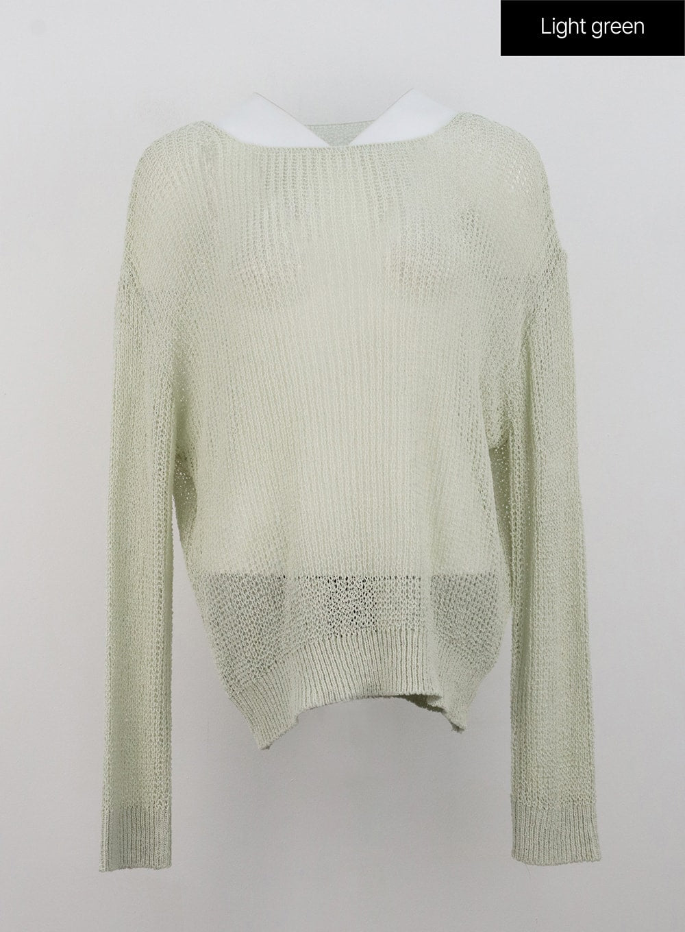Oversized Mesh Sweater OL328