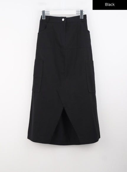 cargo-slit-maxi-skirt-cs305