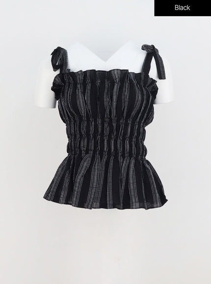 stripe-frill-top-oy326