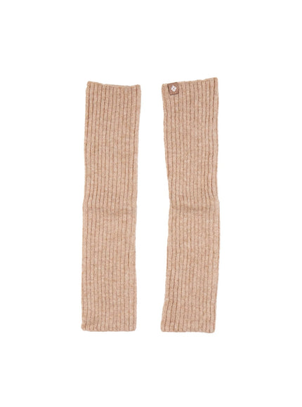 cozy-knit-leg-warmers-cj513 / Beige