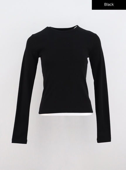 long-sleeved-t-shirt-co306 / Black