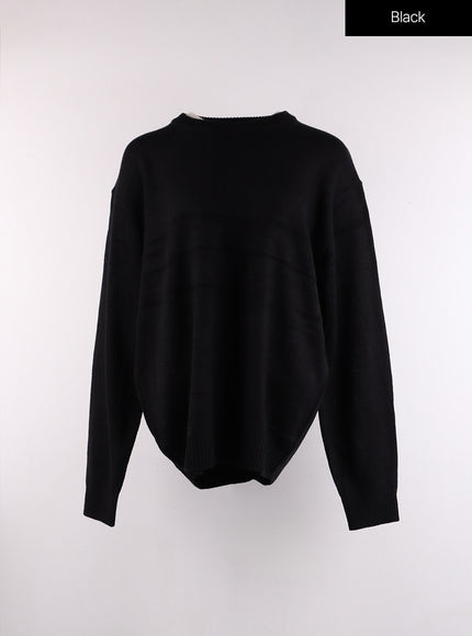 cozy-oversized-unisex-sweatshirt-cf401 / Black