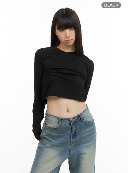 cotton-long-sleeve-cg420 / Black