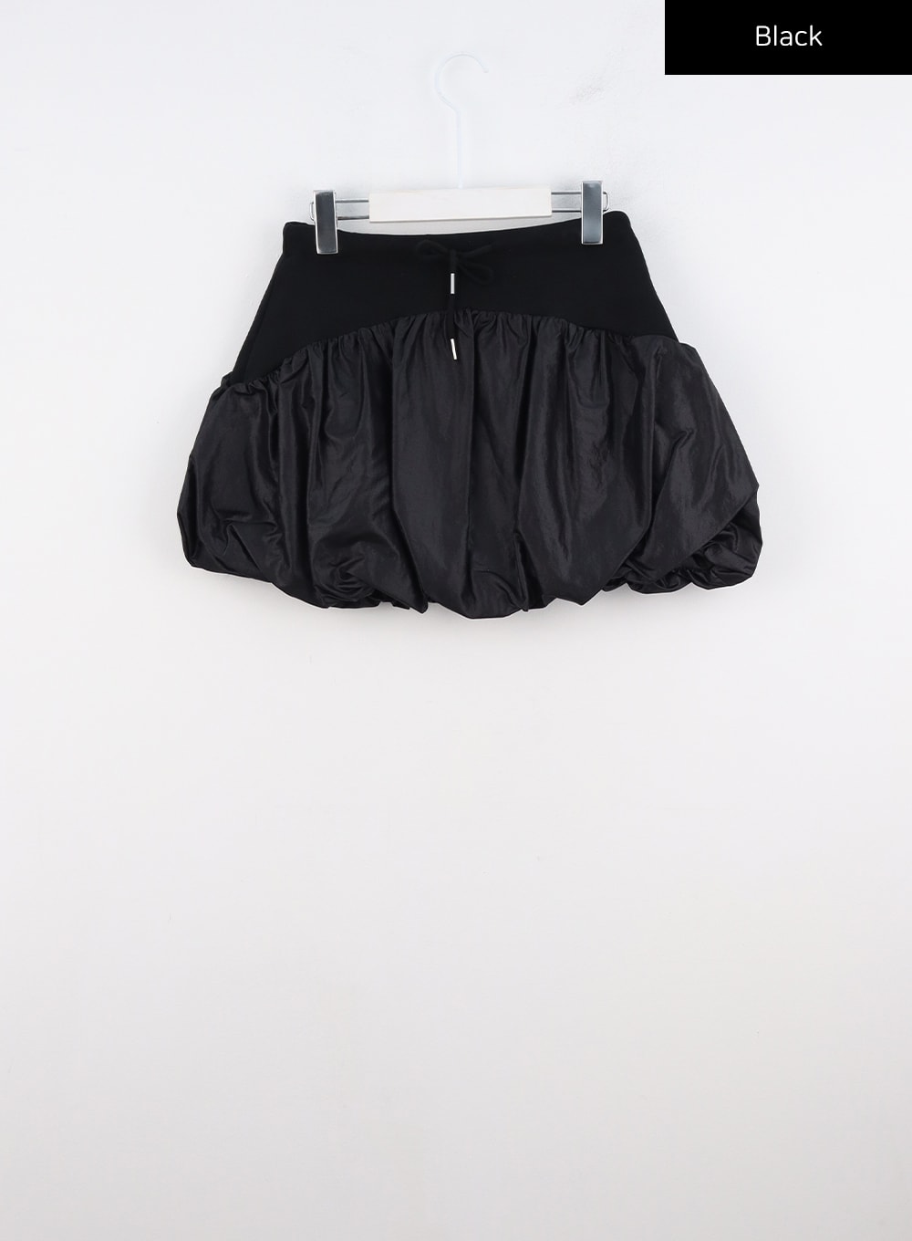 BALLOON MINI SKIRT - Black