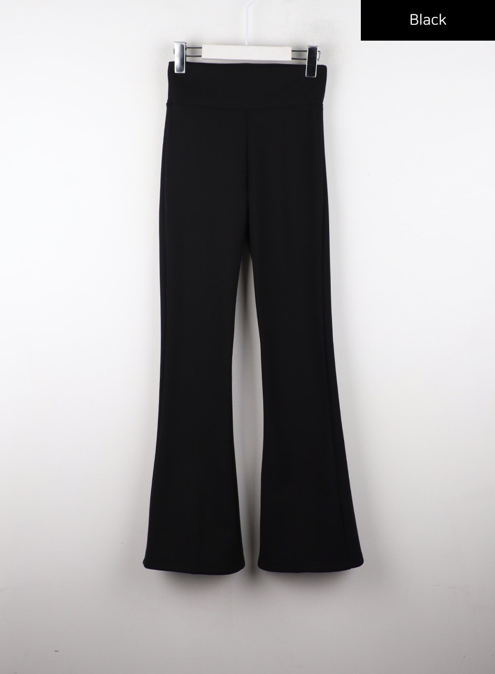 slim-fit-boot-cut-pants-cd319 / Black