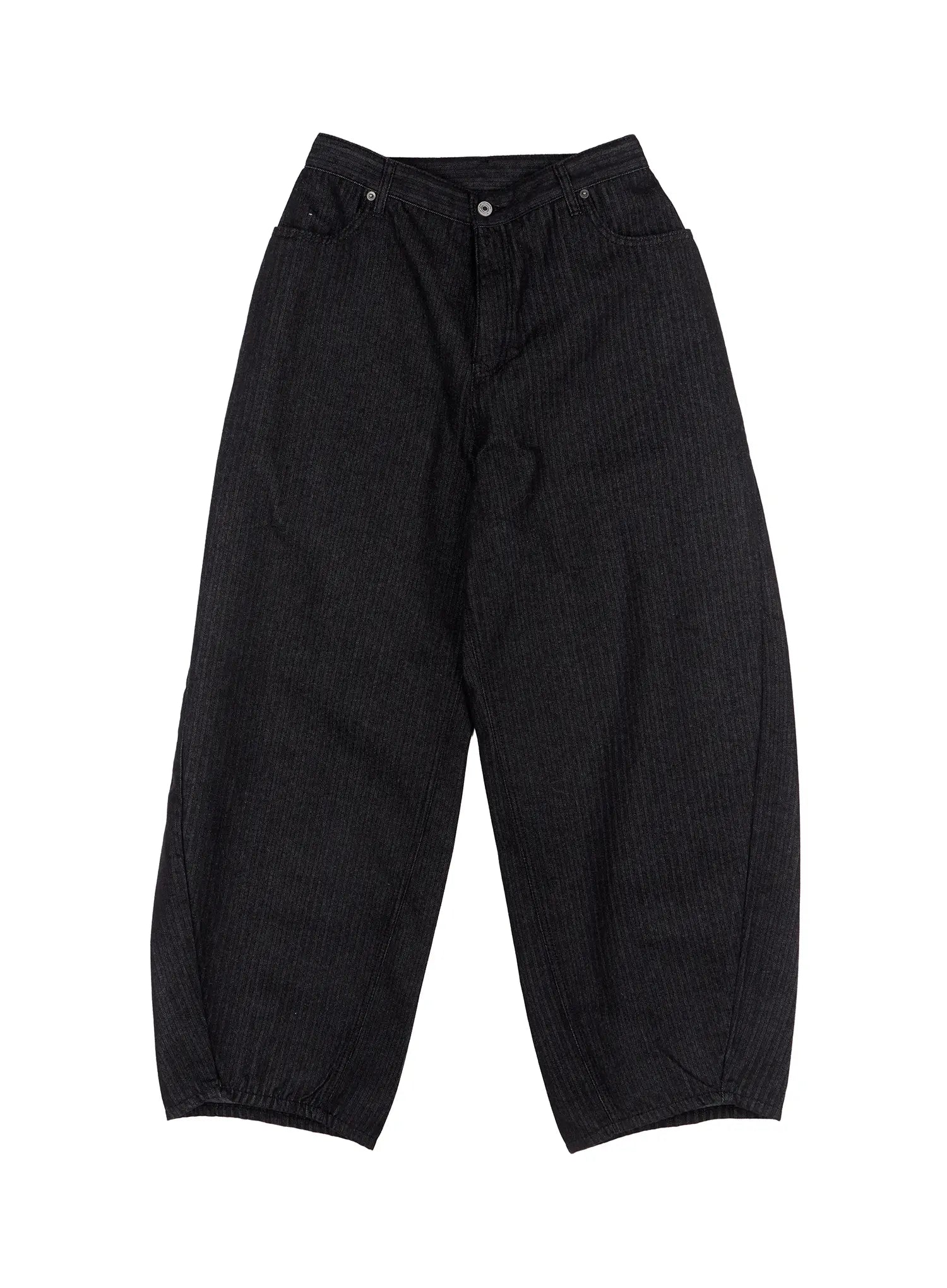 relaxed-fit-cotton-pants-cn528 / Black