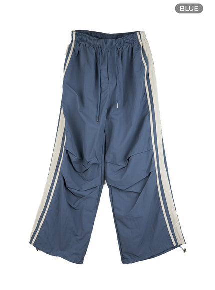 pintuck-sporty-sweatpants-cg420 / Blue