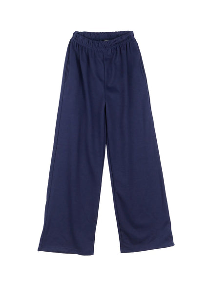 comfort-fit-wide-sweatpants-cg529 / Dark blue