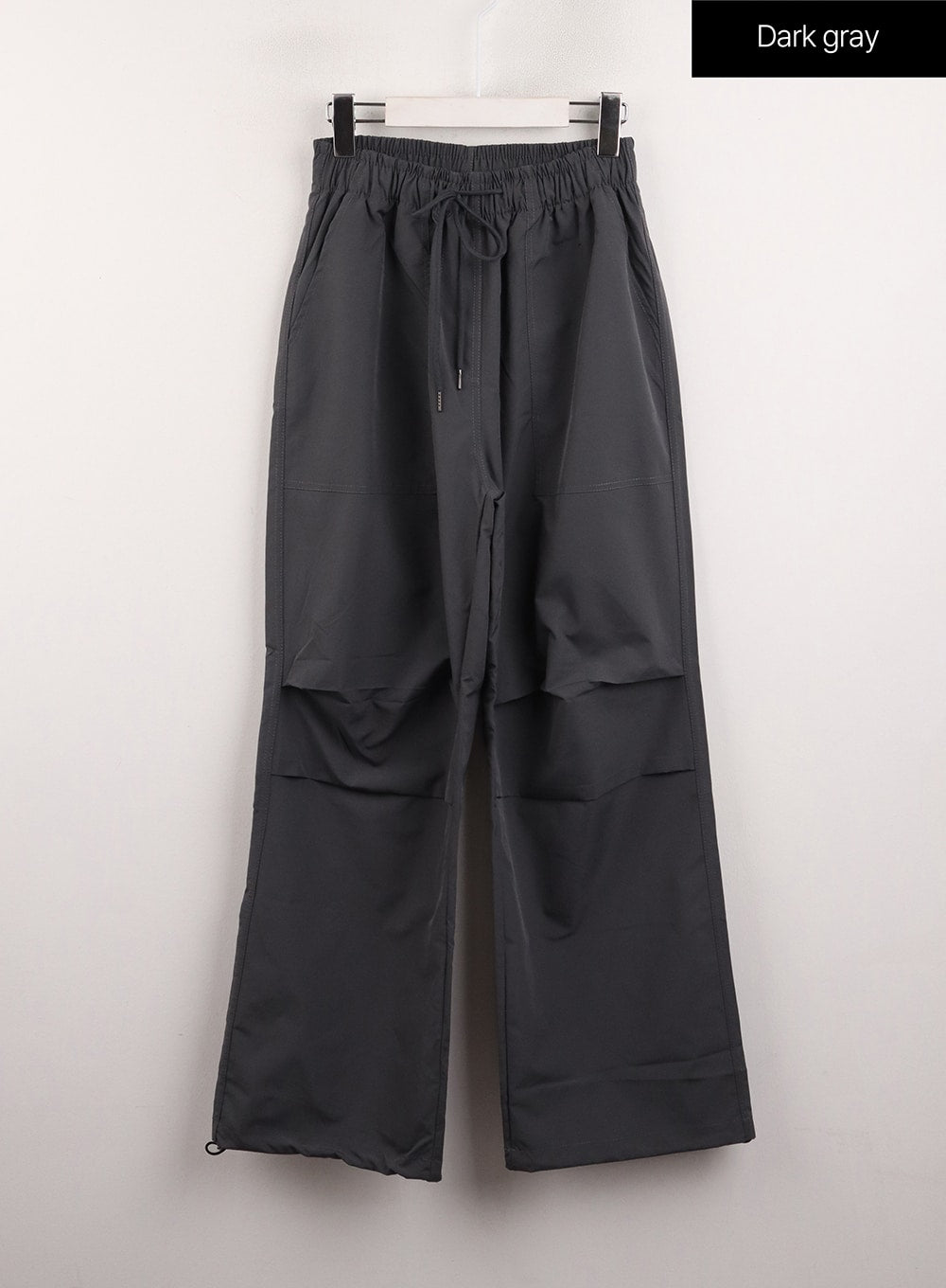 pintuck-wide-leg-pants-cj412 / Dark gray